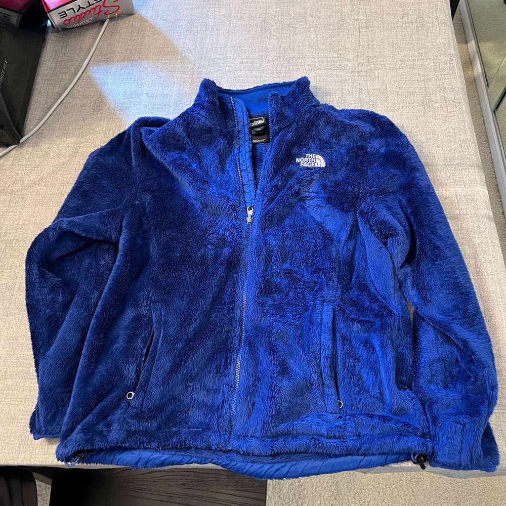 North Face Royal Blue Osito Fleece Jacket size L